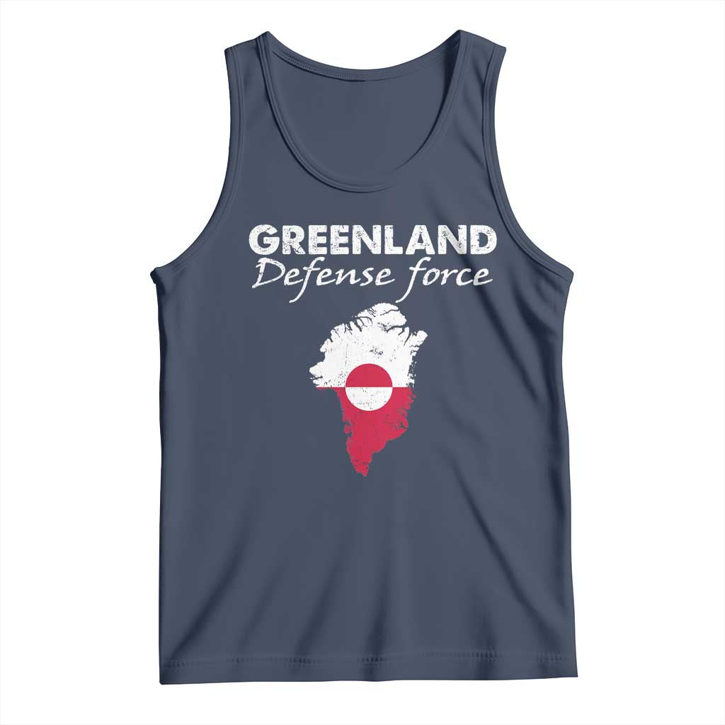 Greenland Defense Force Tank Top Political Statement Greenland Policy