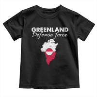 Greenland Defense Force Toddler T Shirt Political Statement Greenland Policy
