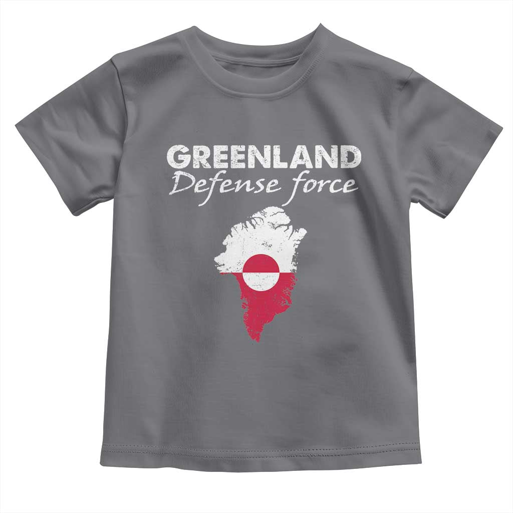Greenland Defense Force Toddler T Shirt Political Statement Greenland Policy