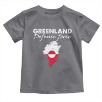Greenland Defense Force Toddler T Shirt Political Statement Greenland Policy