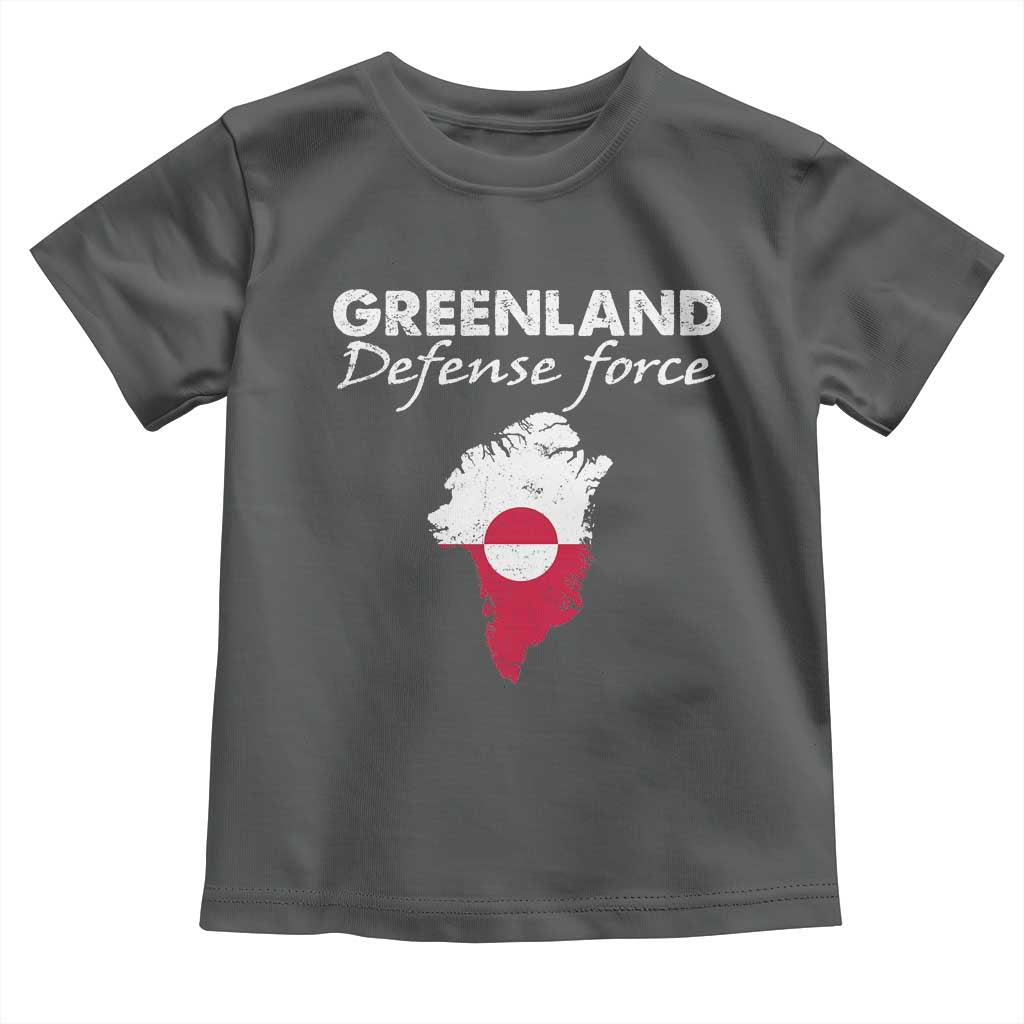 Greenland Defense Force Toddler T Shirt Political Statement Greenland Policy