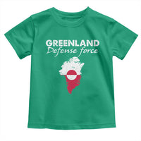 Greenland Defense Force Toddler T Shirt Political Statement Greenland Policy
