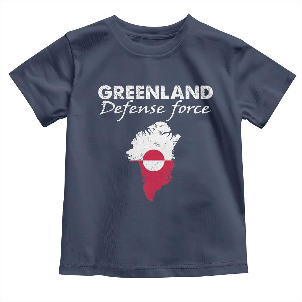 Greenland Defense Force Toddler T Shirt Political Statement Greenland Policy