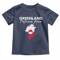 Greenland Defense Force Toddler T Shirt Political Statement Greenland Policy