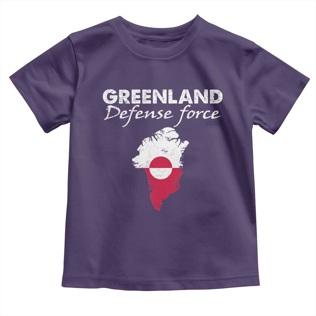 Greenland Defense Force Toddler T Shirt Political Statement Greenland Policy