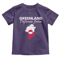 Greenland Defense Force Toddler T Shirt Political Statement Greenland Policy