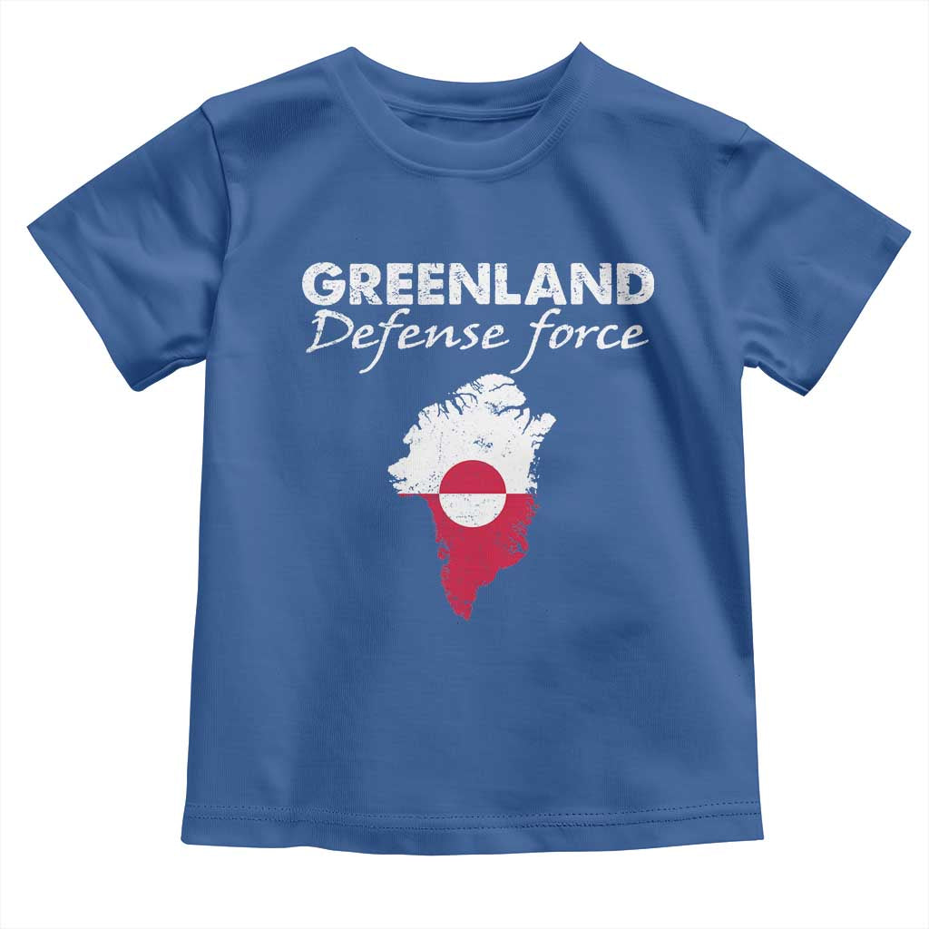 Greenland Defense Force Toddler T Shirt Political Statement Greenland Policy