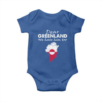 Dear Greenland We Hate Him Too Baby Onesie Greenland Political Protest