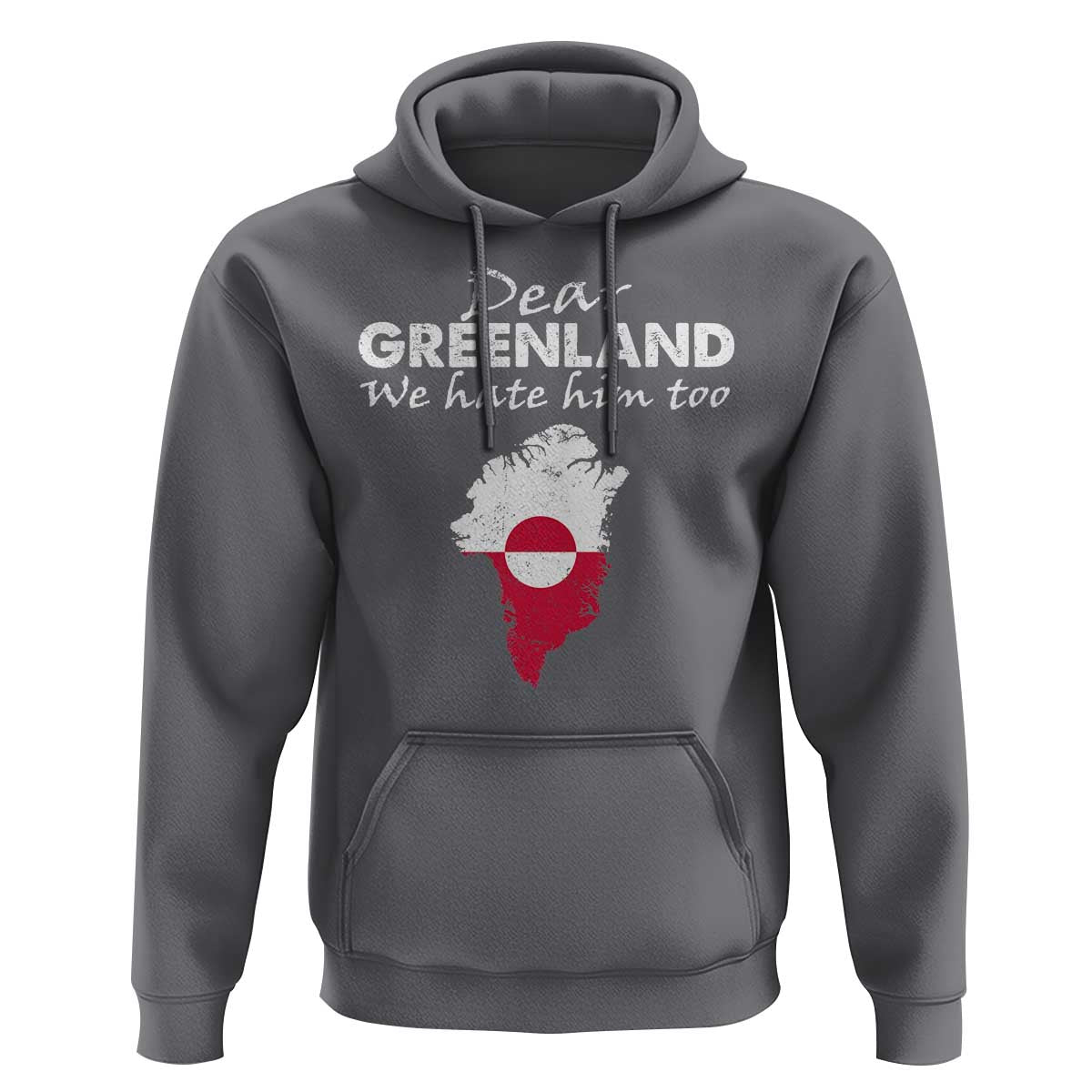 Dear Greenland We Hate Him Too Hoodie Greenland Political Protest