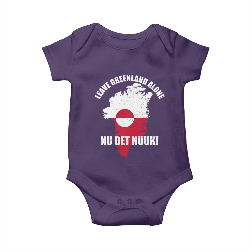 Nu Det Nuuk Leave Greenland Alone Baby Onesie Political Statement Greenland Policy