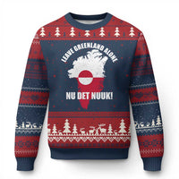 Nu Det Nuuk Leave Greenland Alone Ugly Christmas Sweater Political Statement Greenland Policy