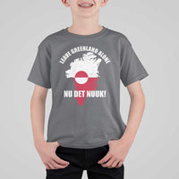 Nu Det Nuuk Leave Greenland Alone T Shirt For Kid Political Statement Greenland Policy