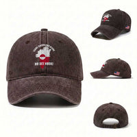 Nu Det Nuuk Leave Greenland Alone Washed Cotton Baseball Cap Political Statement Greenland Policy