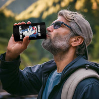Hands Off Greenland Protest 4 in 1 Can Cooler Tumbler Support Greenland Bear Holding Flag
