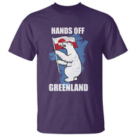 Hands Off Greenland Protest T Shirt Support Greenland Bear Holding Flag