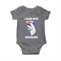 I Stand With Greenland Baby Onesie Polar Bear Greenland Protest
