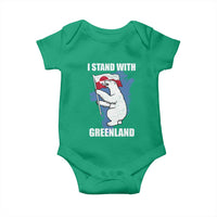 I Stand With Greenland Baby Onesie Polar Bear Greenland Protest