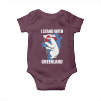 I Stand With Greenland Baby Onesie Polar Bear Greenland Protest