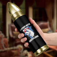 I Stand With Greenland Bullet Tumbler Polar Bear Greenland Protest