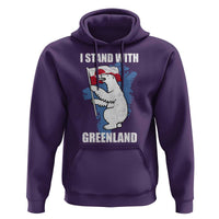 I Stand With Greenland Hoodie Polar Bear Greenland Protest