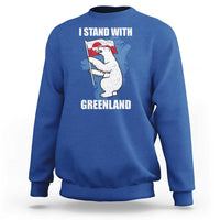I Stand With Greenland Sweatshirt Polar Bear Greenland Protest