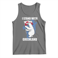I Stand With Greenland Tank Top Polar Bear Greenland Protest