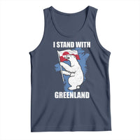 I Stand With Greenland Tank Top Polar Bear Greenland Protest