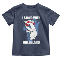 I Stand With Greenland Toddler T Shirt Polar Bear Greenland Protest