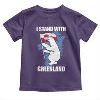 I Stand With Greenland Toddler T Shirt Polar Bear Greenland Protest