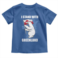 I Stand With Greenland Toddler T Shirt Polar Bear Greenland Protest