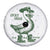 Funny St Patrick's Day Lucky Goose On The Loose Spare Tire Cover Cowboy Goose Shamrock