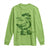 Funny St Patrick's Day Lucky Goose On The Loose Long Sleeve Shirt Cowboy Goose Shamrock