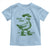 Funny St Patrick's Day Lucky Goose On The Loose Toddler T Shirt Cowboy Goose Shamrock
