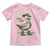 Funny St Patrick's Day Lucky Goose On The Loose Toddler T Shirt Cowboy Goose Shamrock