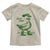 Funny St Patrick's Day Lucky Goose On The Loose Toddler T Shirt Cowboy Goose Shamrock