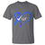 Funny Check Your Colon Colorectal Cancer Awareness T Shirt Dark Blue Ribbon Heart