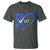 Funny Check Your Colon Colorectal Cancer Awareness T Shirt Dark Blue Ribbon Heart