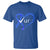 Funny Check Your Colon Colorectal Cancer Awareness T Shirt Dark Blue Ribbon Heart