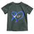 Funny Check Your Colon Colorectal Cancer Awareness Toddler T Shirt Dark Blue Ribbon Heart