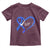 Funny Check Your Colon Colorectal Cancer Awareness Toddler T Shirt Dark Blue Ribbon Heart