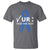 Funny Check Your Colon Colorectal Cancer Awareness T Shirt Dark Blue Ribbon