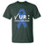 Funny Check Your Colon Colorectal Cancer Awareness T Shirt Dark Blue Ribbon