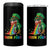 Funny Irish Yoga St Patrick's Day Beer Drinking 4 in 1 Can Cooler Tumbler Drunk Leprechaun - Wonder Print Shop