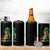 Funny Irish Yoga St Patrick's Day Beer Drinking 4 in 1 Can Cooler Tumbler Drunk Leprechaun - Wonder Print Shop