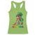 Funny Irish Yoga St Patrick's Day Beer Drinking Racerback Tank Top Drunk Leprechaun
