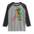Funny Irish Yoga St Patrick's Day Beer Drinking Raglan Shirt Drunk Leprechaun