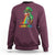 Funny Irish Yoga St Patrick's Day Beer Drinking Sweatshirt Drunk Leprechaun
