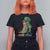 Funny Irish Yoga St Patrick's Day Beer Drinking T Shirt For Women Drunk Leprechaun