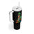 Funny Irish Yoga St Patrick's Day Beer Drinking Tumbler With Handle Drunk Leprechaun - Wonder Print Shop
