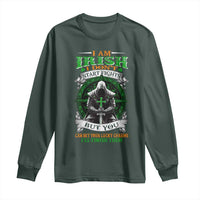 Irish Pride Long Sleeve Shirt I Am Irish I Don't Start Fights But You Can Bet Your Lucky Charms
